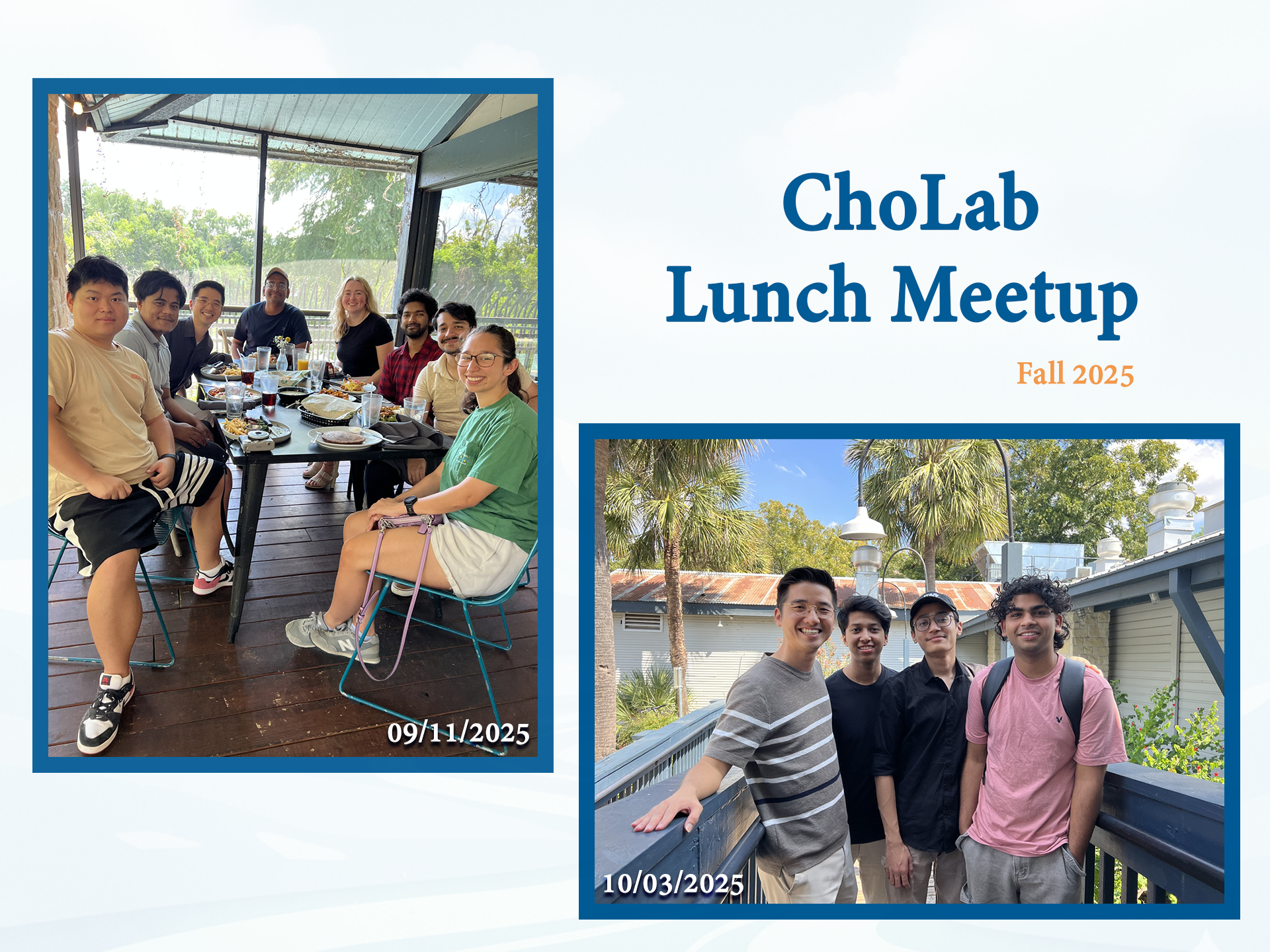 Cho Lab Fall 2025 Student Lunch Meetup
