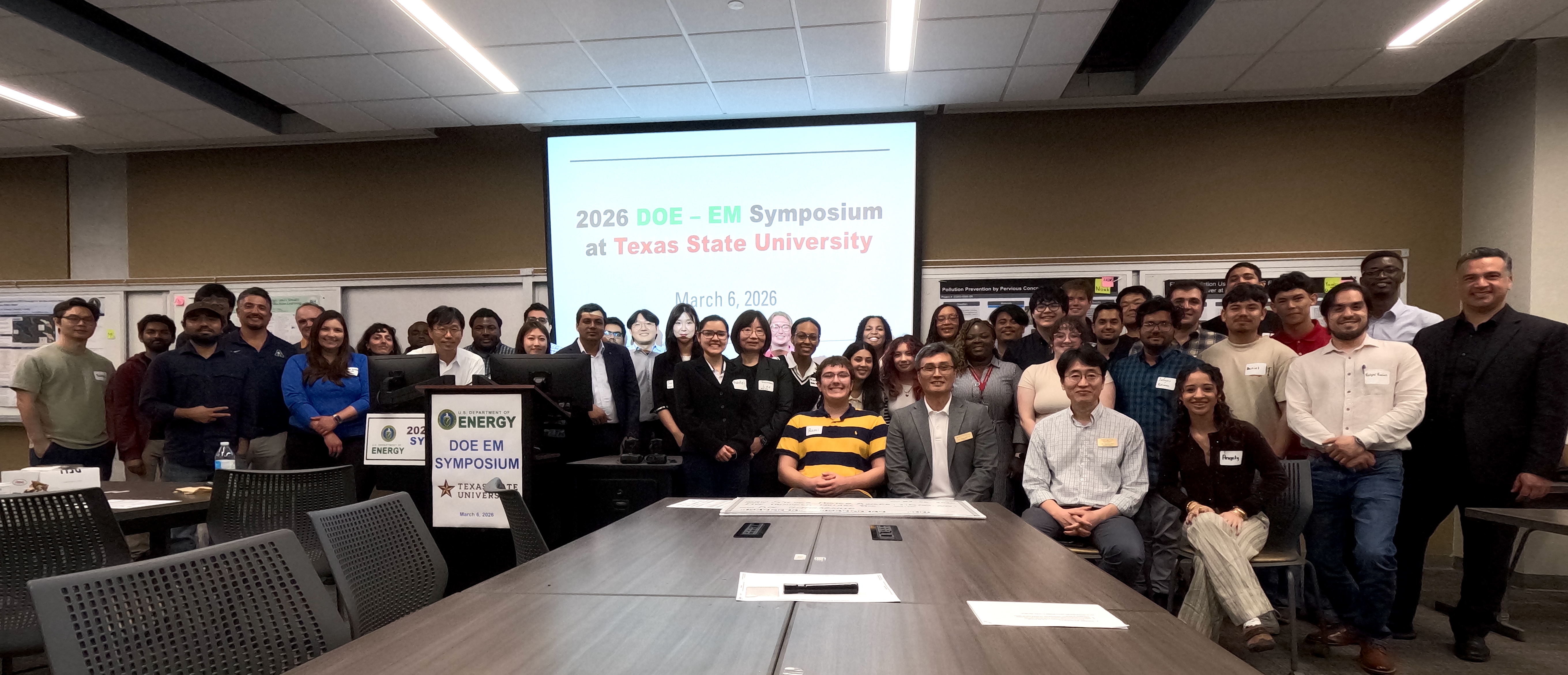 Cho Lab Participates and Bags Awards at DOE-EM Symposium 2026