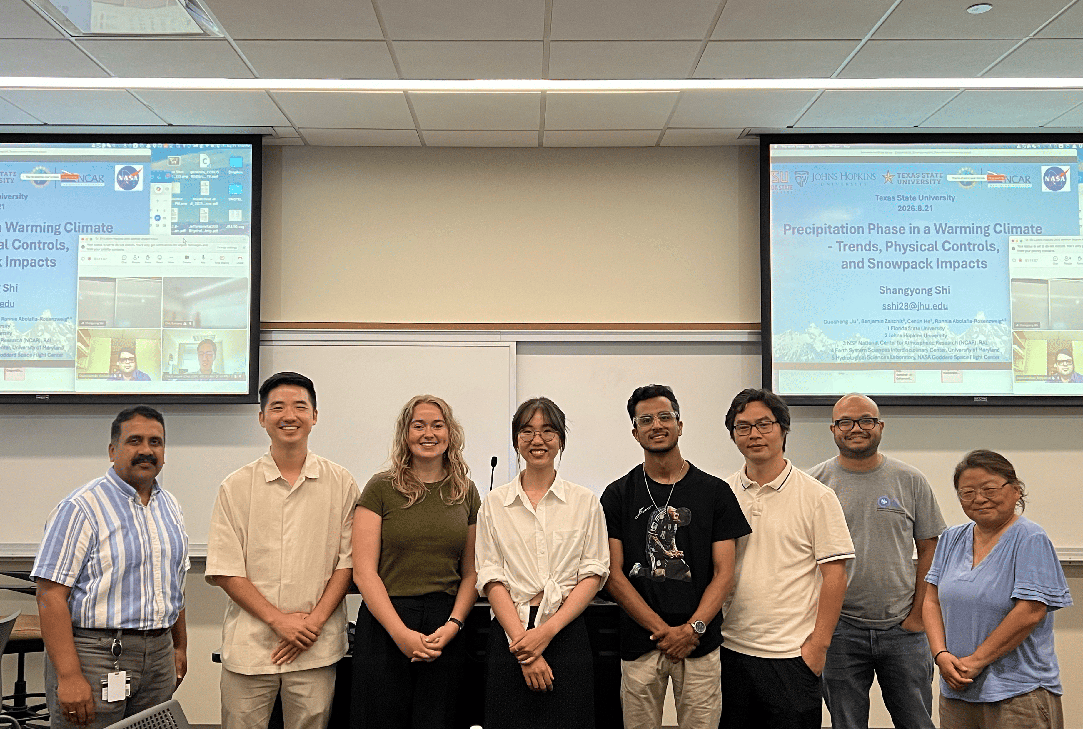 Dr. Shangyong Shi Visits the Cho Lab at Texas State University