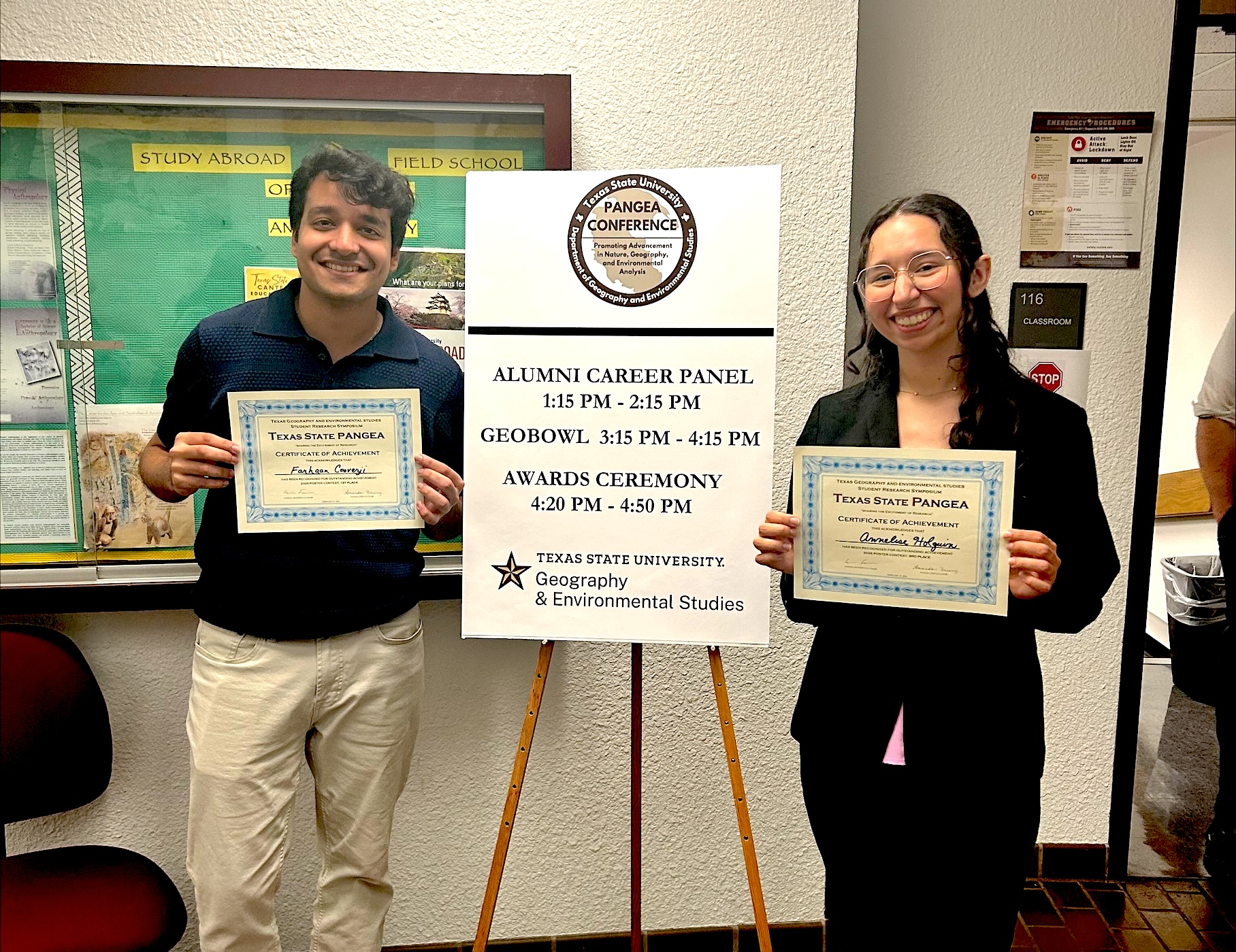 Farhaan and Annelise Recognized at PANGEA 2026