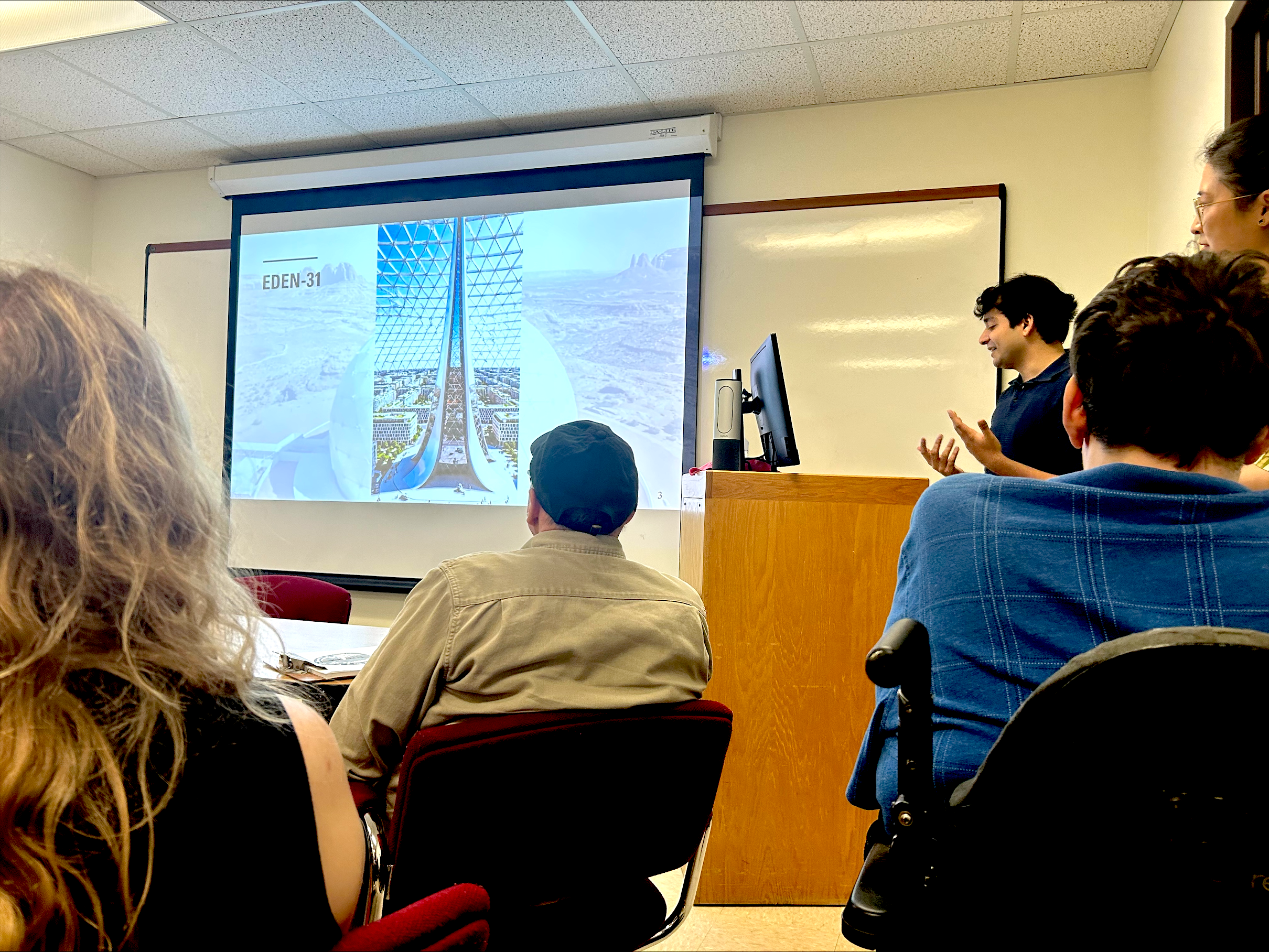 Farhaan Cooverji presenting at PANGEA 2026