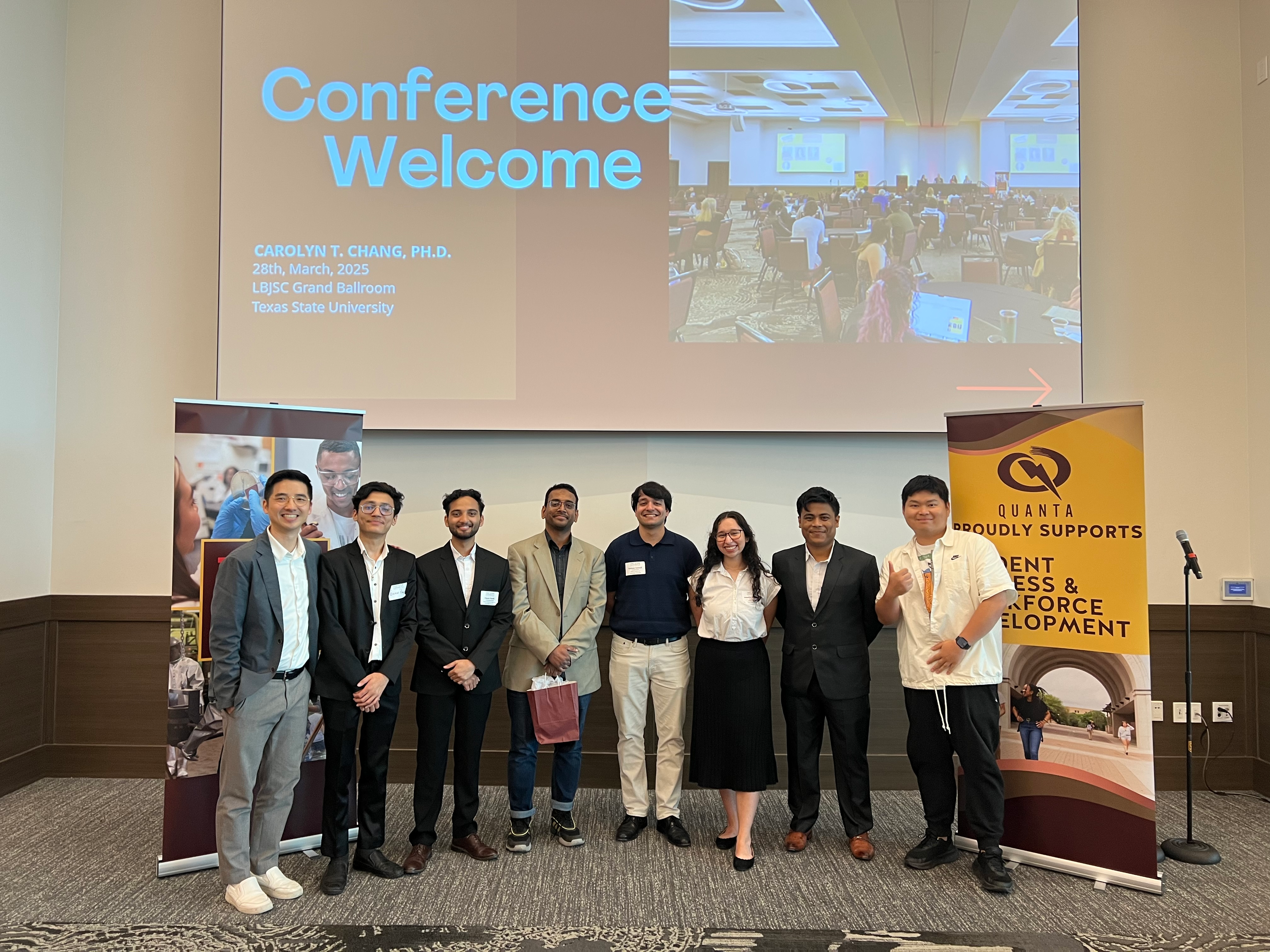 ChoLab Team Members at TXST STEM Conference 